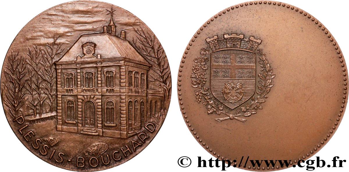 QUINTA REPUBLICA FRANCESA Médaille, Le Plessis-Bouchard MBC+