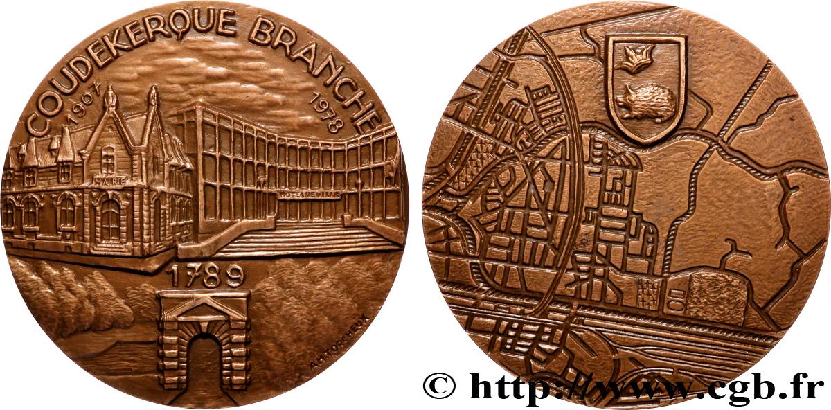 QUINTA REPUBBLICA FRANCESE Médaille, Coudekerque-Branche SPL