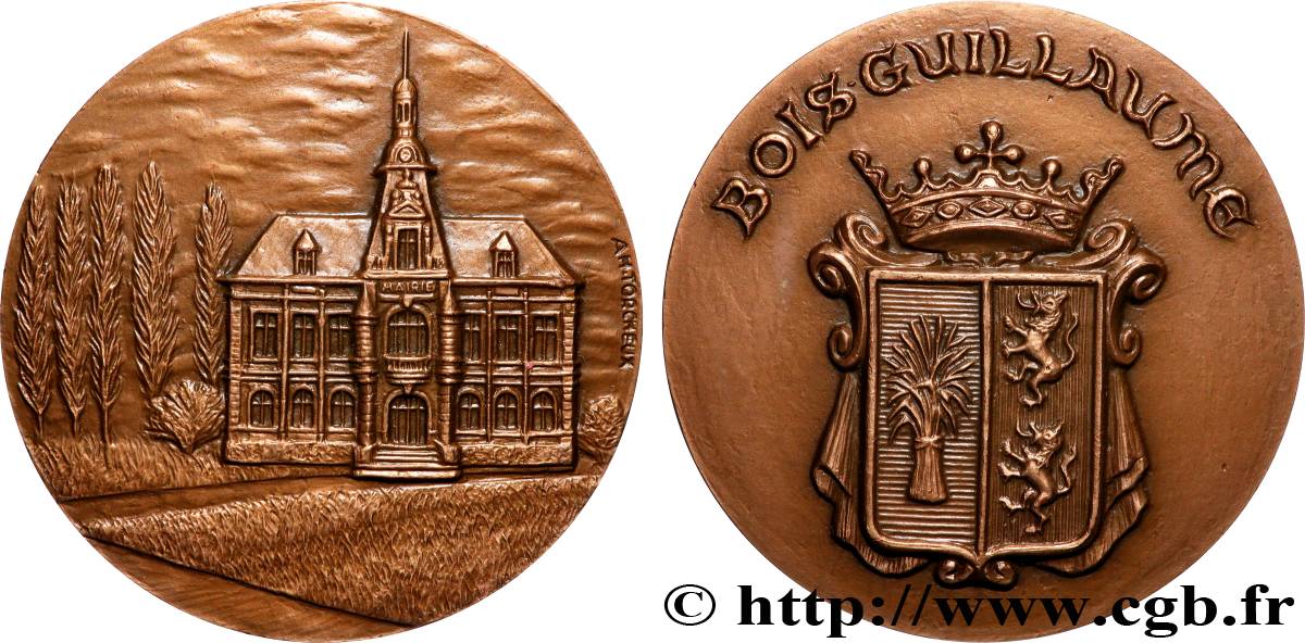 FUNFTE FRANZOSISCHE REPUBLIK Médaille, Bois-Guillaume VZ