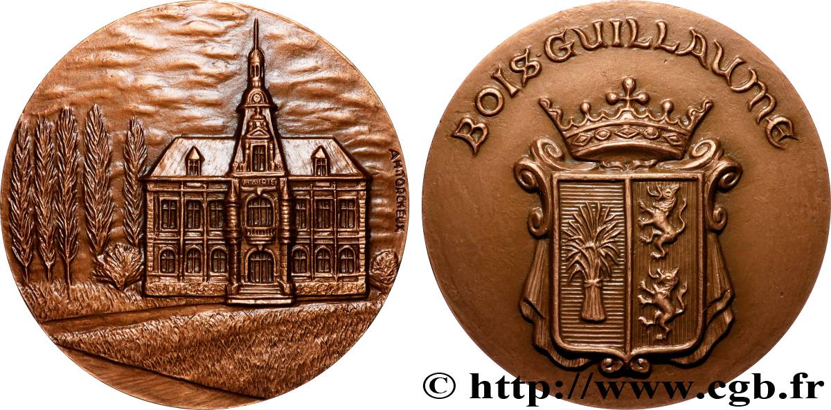 CINQUIÈME RÉPUBLIQUE Médaille, Bois-Guillaume SUP