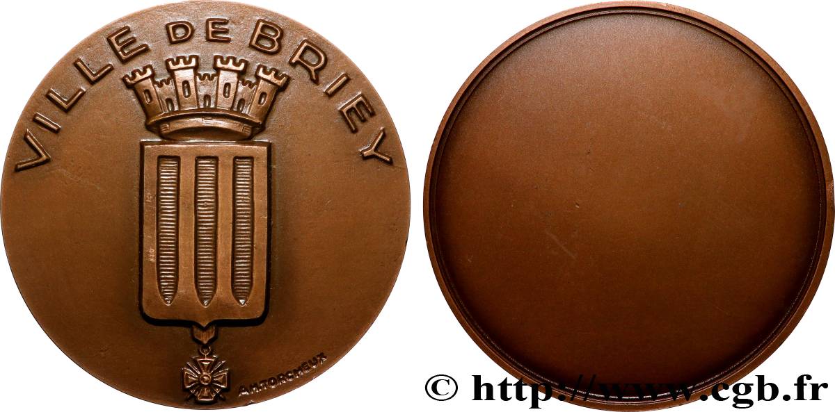 FUNFTE FRANZOSISCHE REPUBLIK Médaille, Briey VZ