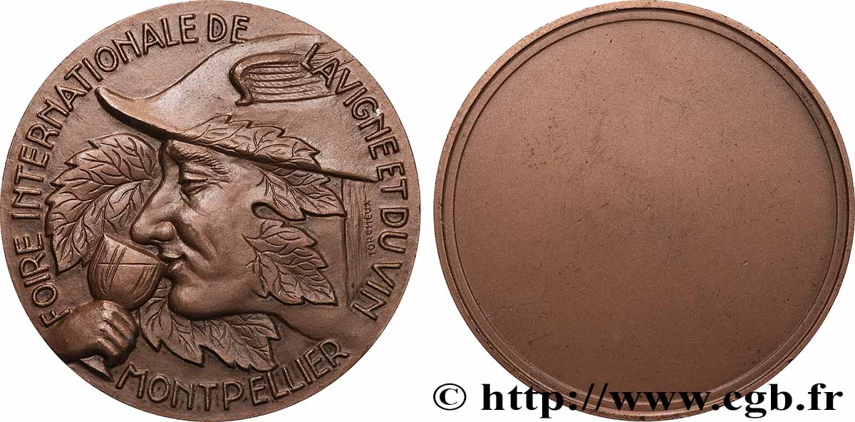 V REPUBLIC Médaille, Foire internationale de la vigne et du vin AU