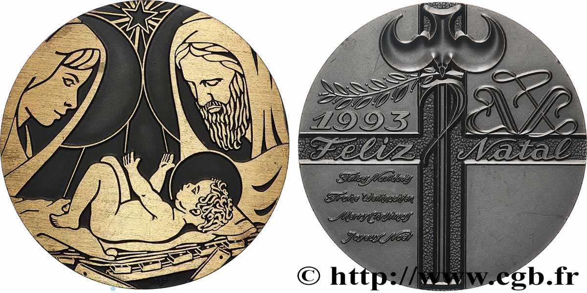 PORTUGAL Médaille, Noël TTB+