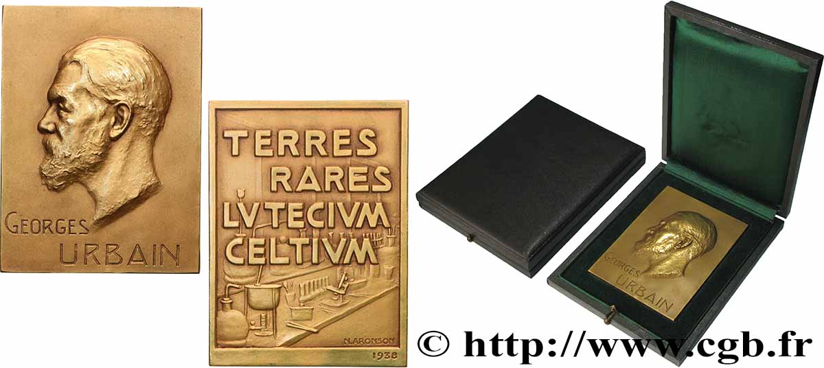 SCIENCES & SCIENTIFIQUES Plaquette, Georges Urbain SUP