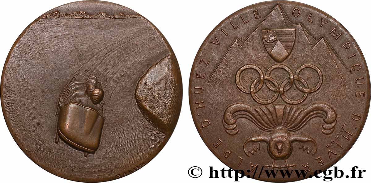 V REPUBLIC Médaille, Olympique d’Hiver, Bobsleigh AU