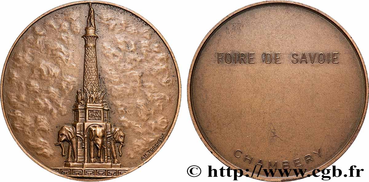 CINQUIÈME RÉPUBLIQUE Médaille, Foire de Savoie SUP