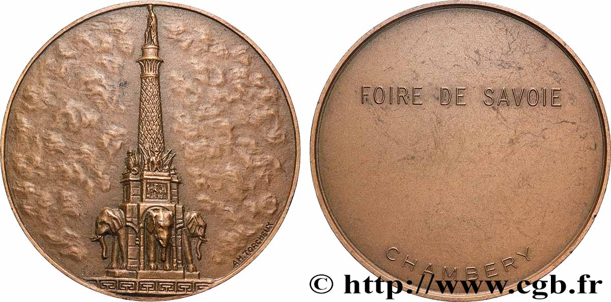 FUNFTE FRANZOSISCHE REPUBLIK Médaille, Foire de Savoie VZ/fVZ