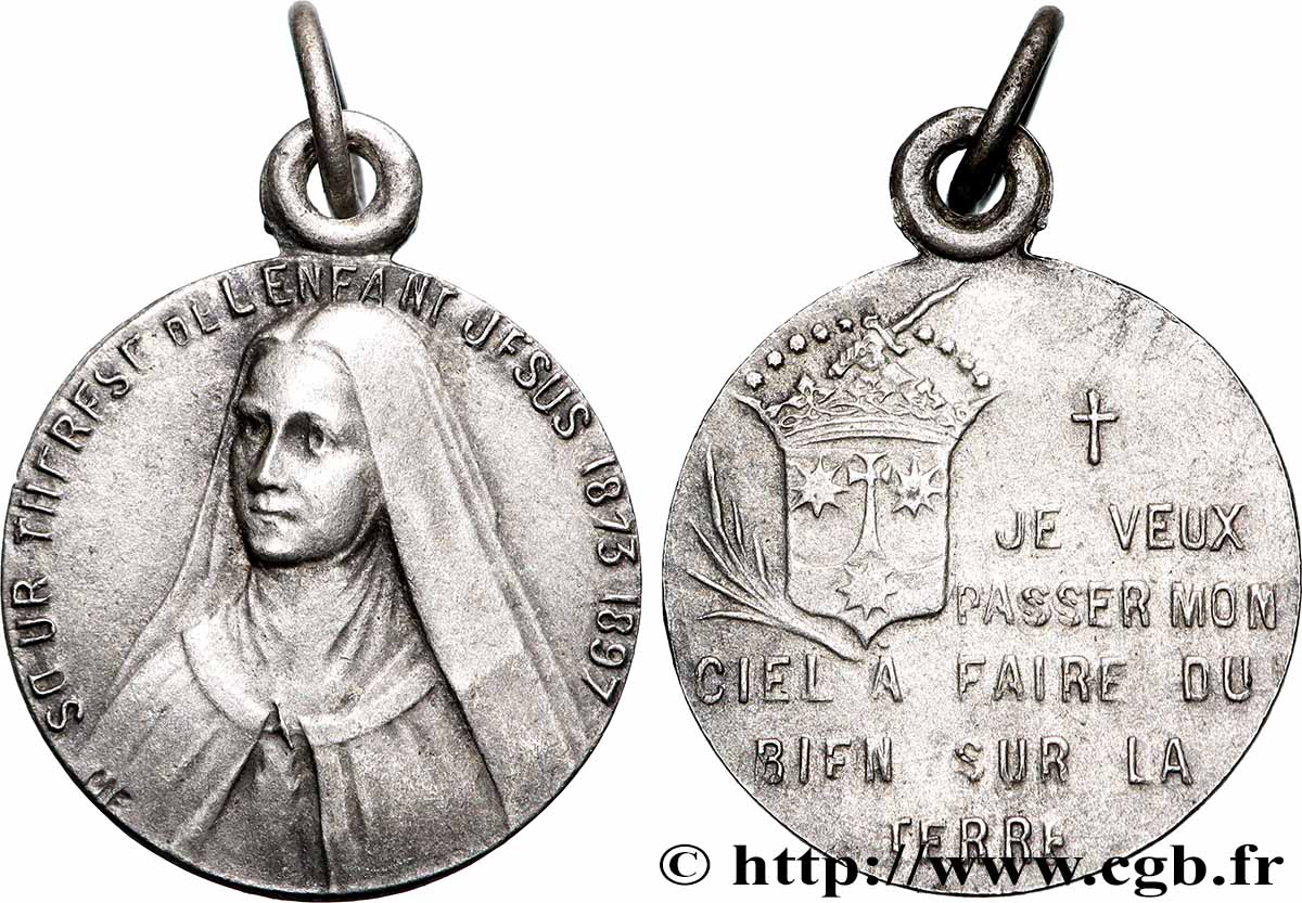 MÉDAILLES RELIGIEUSES Médaille, Soeur Thérèse à l’enfant Jésus TTB+