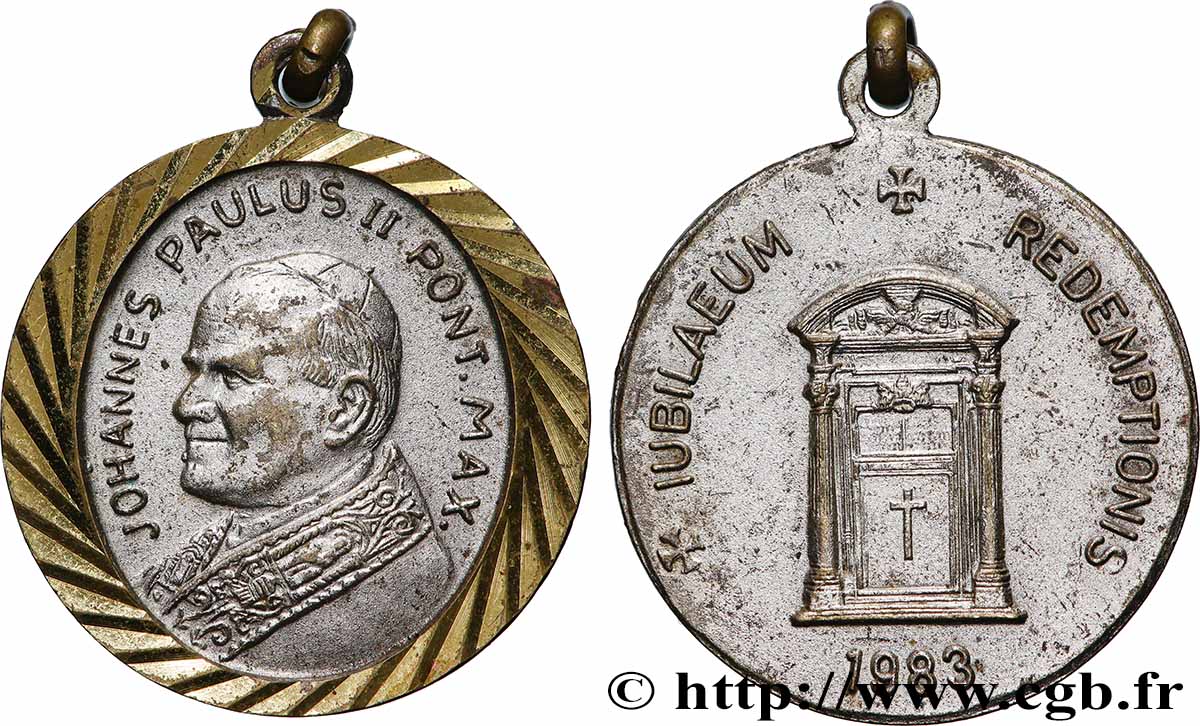 JEAN-PAUL II (Karol Wojtyla) Médaille, Jubilé Jean-Paul II TTB+
