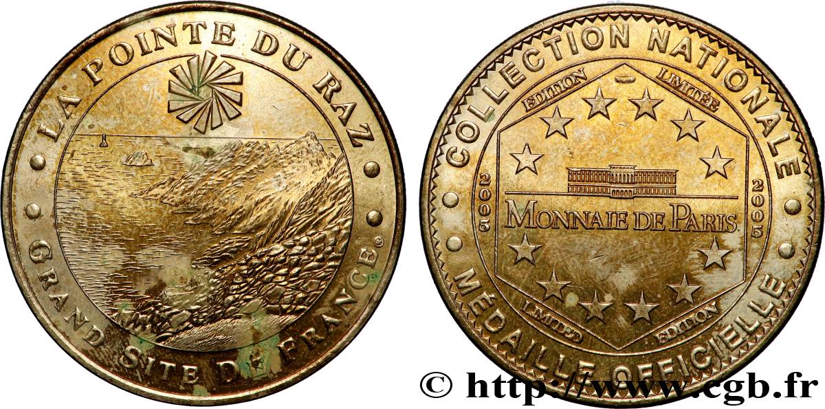 TOURISTIC MEDALS Médaille, La pointe du raz MBC+