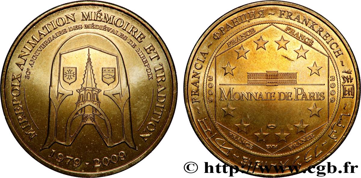 TOURISTIC MEDALS Médaille touristique, Mirepoix animation mémoire et tradition MBC+