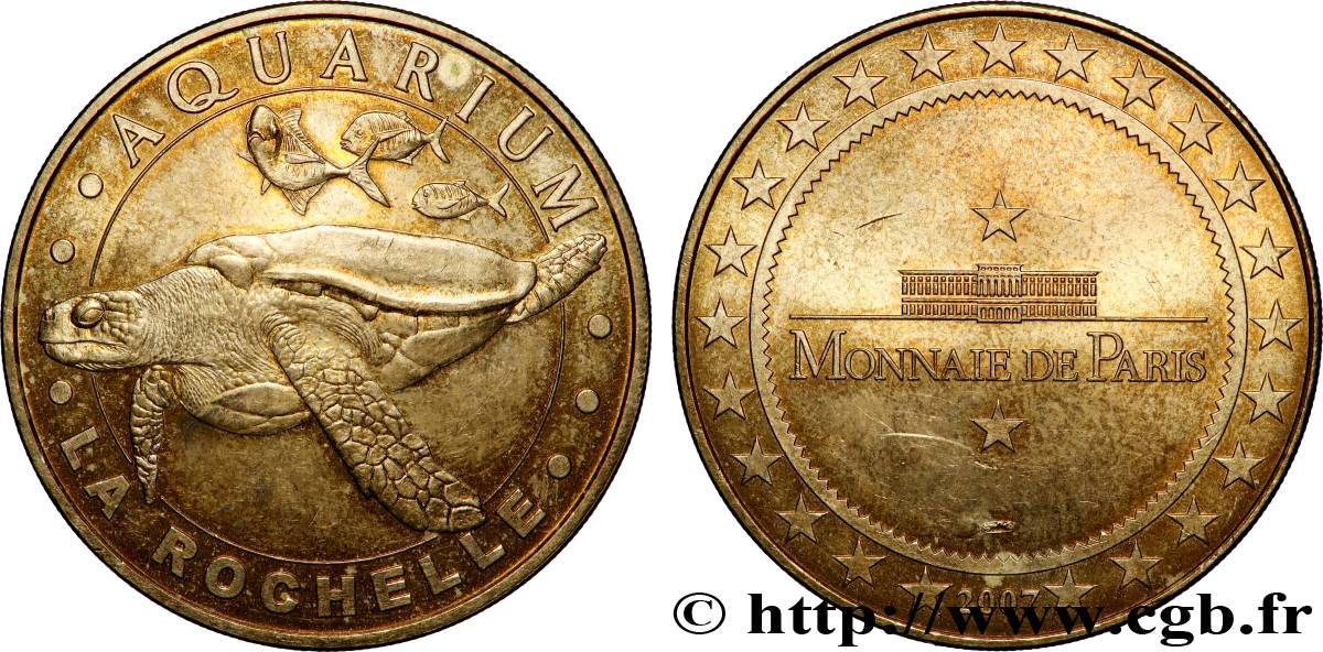 TOURISTIC MEDALS Médaille touristique, Aquarium de La Rochelle AU