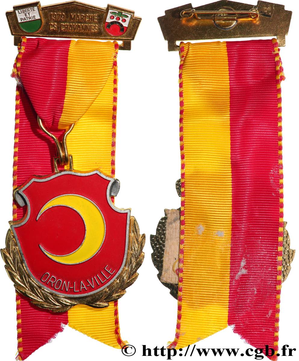 SUISSE - CANTON DE VAUD Médaille, Oron-la-Ville TTB+