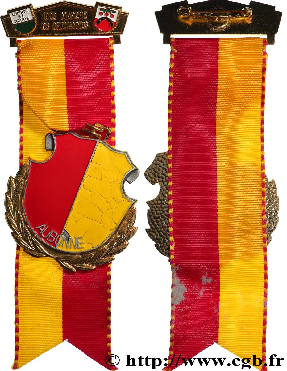 SUISSE - CANTON DE VAUD Médaille, Aubonne TTB+
