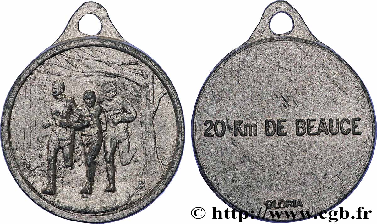CINQUIÈME RÉPUBLIQUE Médaille, 20 kilomètre de Beauce TTB+