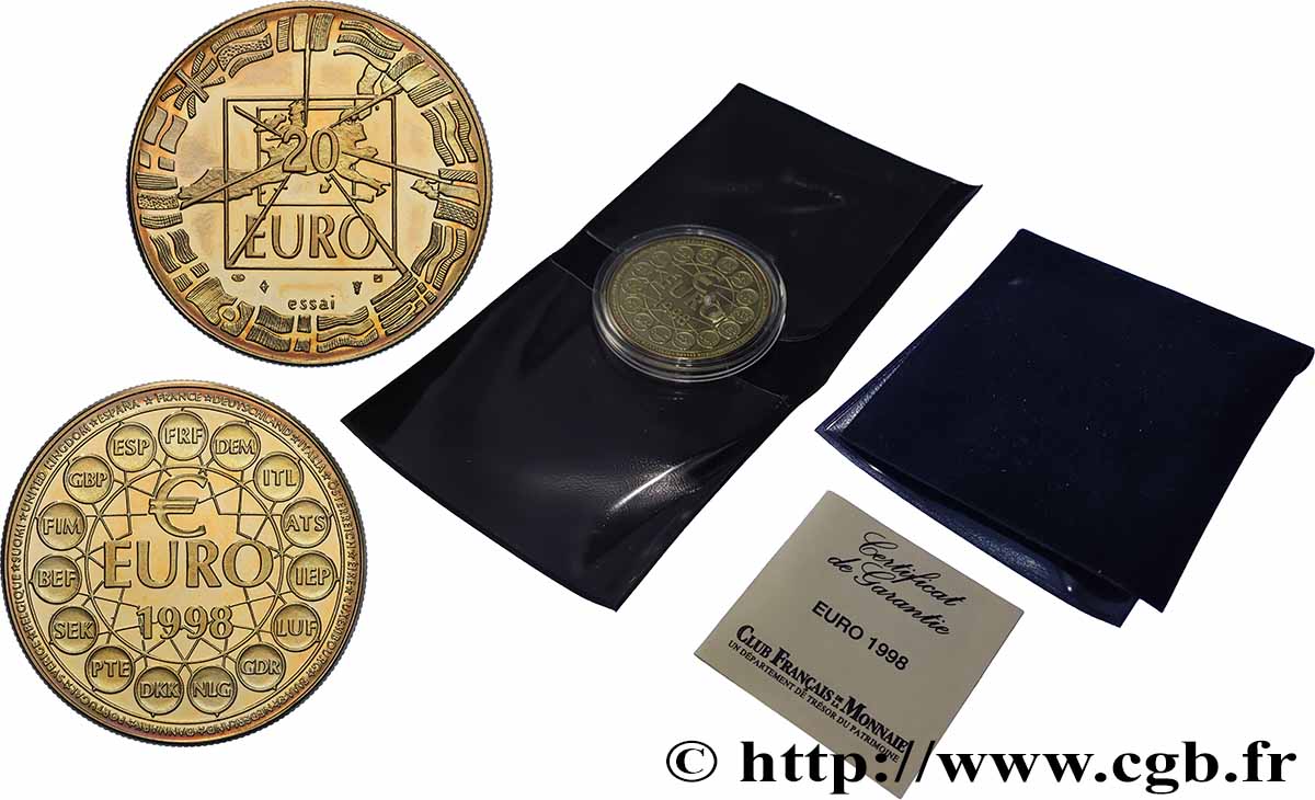 CINQUIÈME RÉPUBLIQUE Euro Europa, Essai TTB+