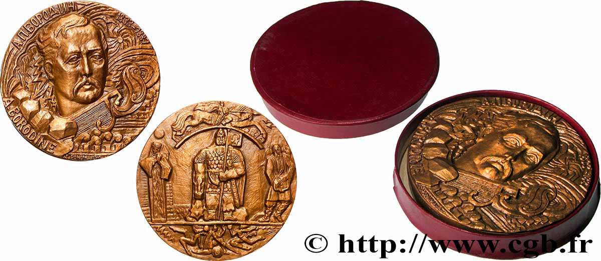 ARTISTES : DANSEURS, MUSICIENS, COMPOSITEURS Médaille, Alexandre Borodine SUP+