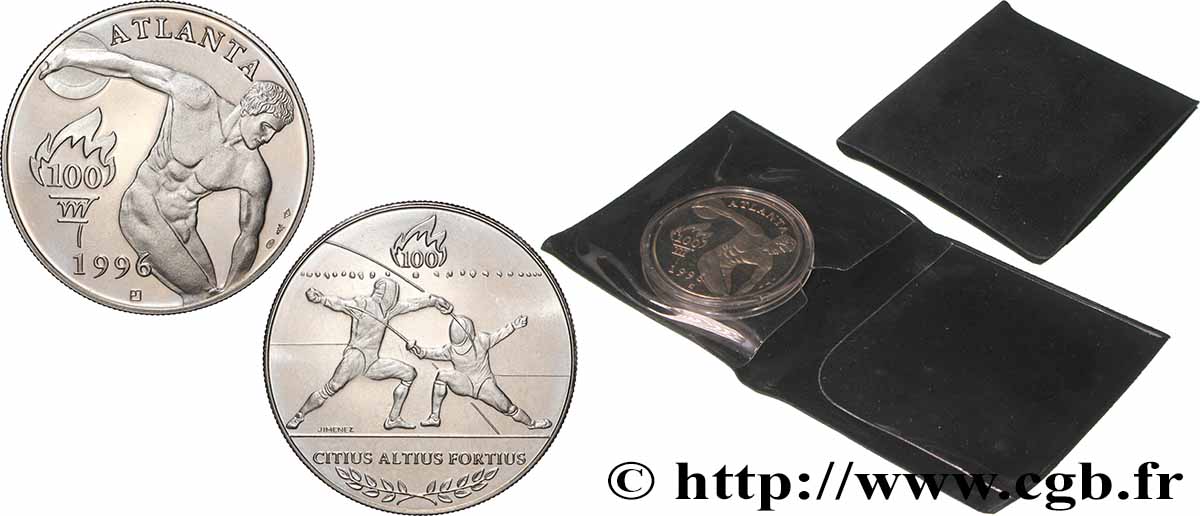 JEUX OLYMPIQUES Médaille, Jeux Olympiques d été d Atlanta, Escrime VZ