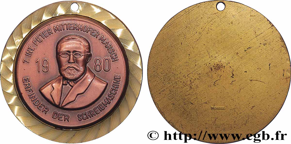 DEUTSCHLAND Médaille, Peter Mitterhofer fVZ