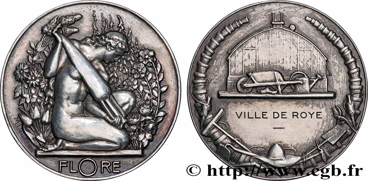 ETAT FRANÇAIS Médaille, Flore q.SPL