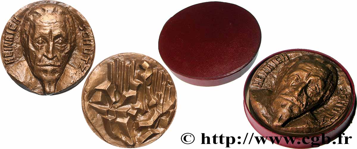 ARTISTES : DANSEURS, MUSICIENS, COMPOSITEURS Médaille, Heinrich Schütz SUP+