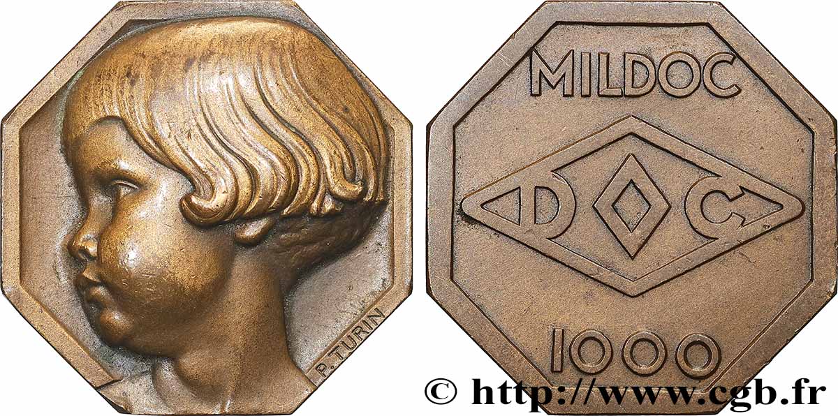 PRIX ET RÉCOMPENSES Médaille, MILDOC TTB+