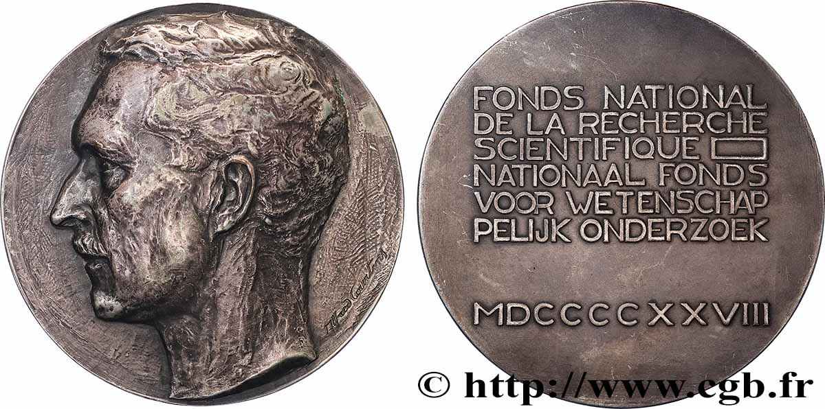 BELGIUM Médaille, Fonds National de la recherche scientifique AU