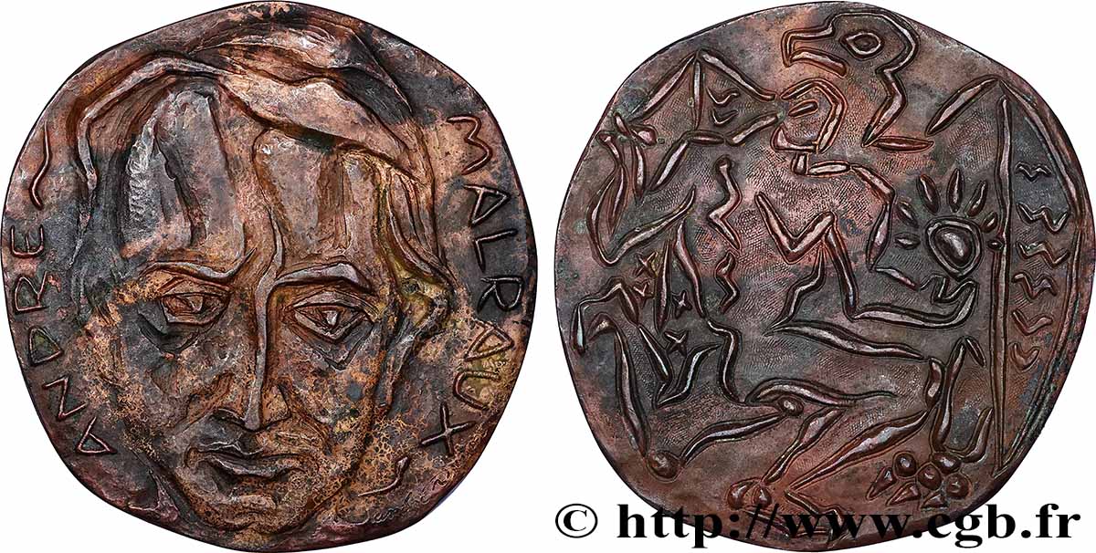 POLITIQUE ET POLITICIENS Médaille, André Malraux TTB