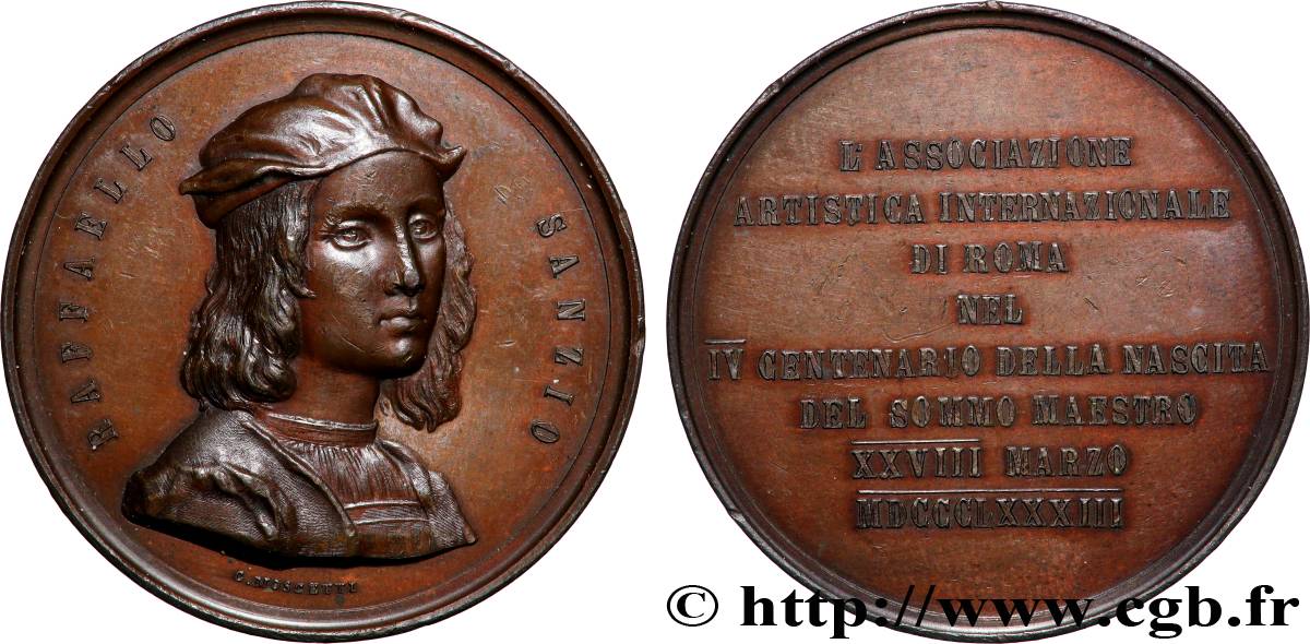 ITALY Médaille, Raffaello Sanzio AU