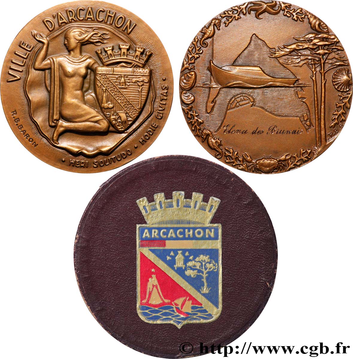 FUNFTE FRANZOSISCHE REPUBLIK Médaille municipale d’Arcachon VZ