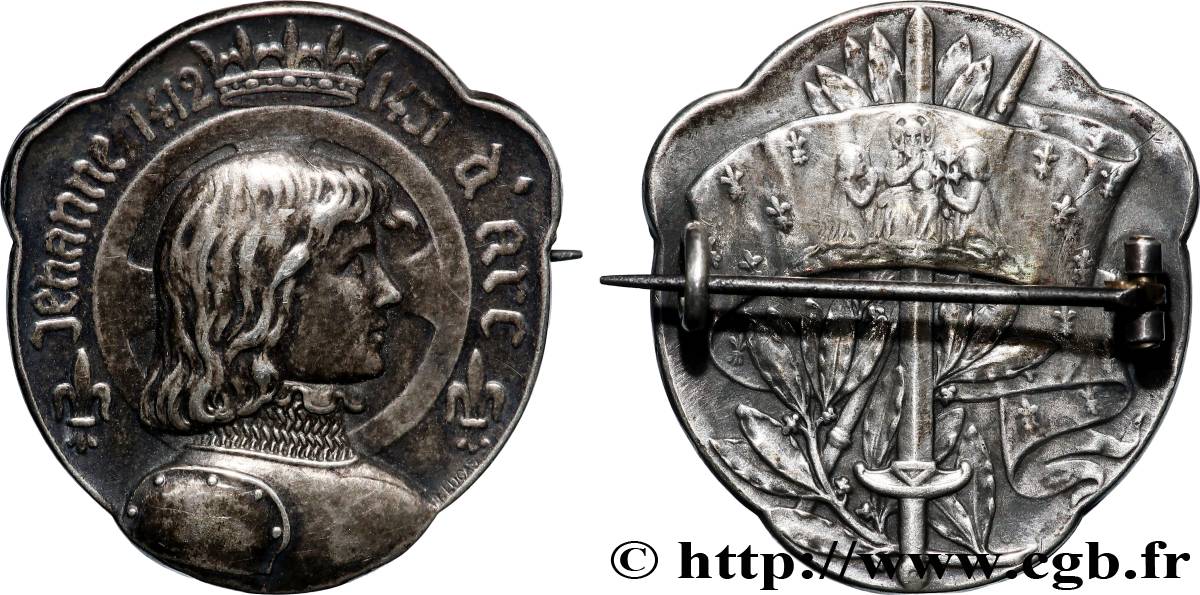 JOAN OF ARC Médaille, Jeanne d’Arc AU