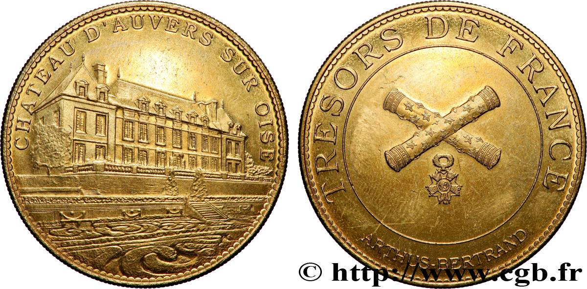 TOURISTIC MEDALS Médaille touristique, Trésors de France, Château d’Auvers-sur-Oise AU