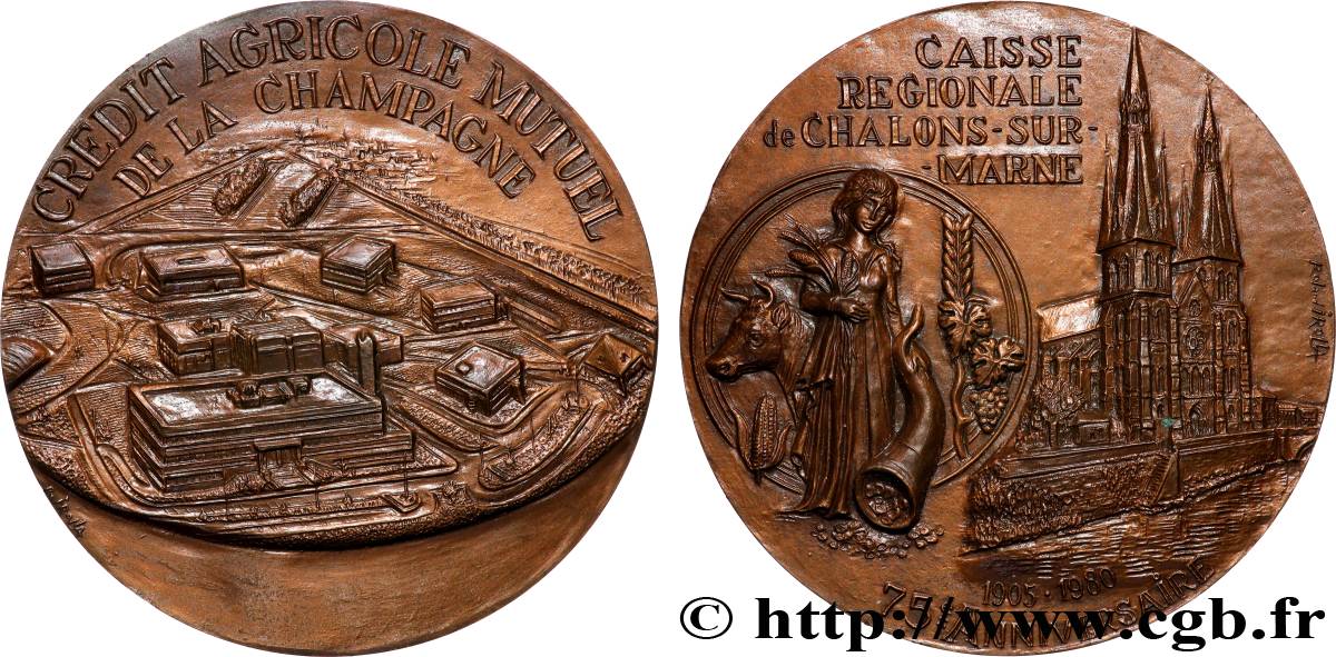 BANQUES - ÉTABLISSEMENTS DE CRÉDIT Médaille, Crédit Agricole Mutuel SUP