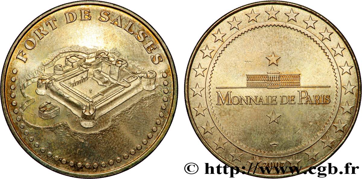 TOURISTIC MEDALS Médaille touristique, Fort de Salses VZ