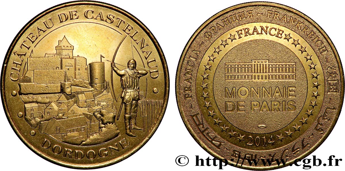 TOURISTIC MEDALS Médaille touristique, Château de Castelnau VZ