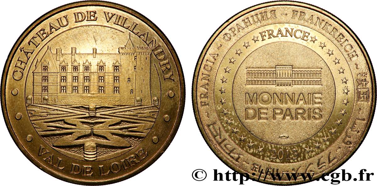MÉDAILLES TOURISTIQUES Médaille touristique, Château de Villandry SUP