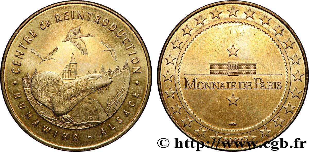 TOURISTIC MEDALS Médaille touristique, Centre de réintroduction de Hunawihr VZ