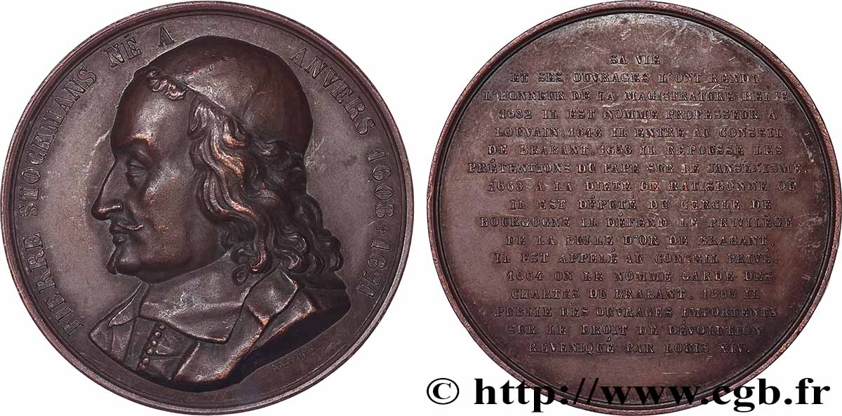 BELGIQUE Médaille, Pierre Stockmans TTB