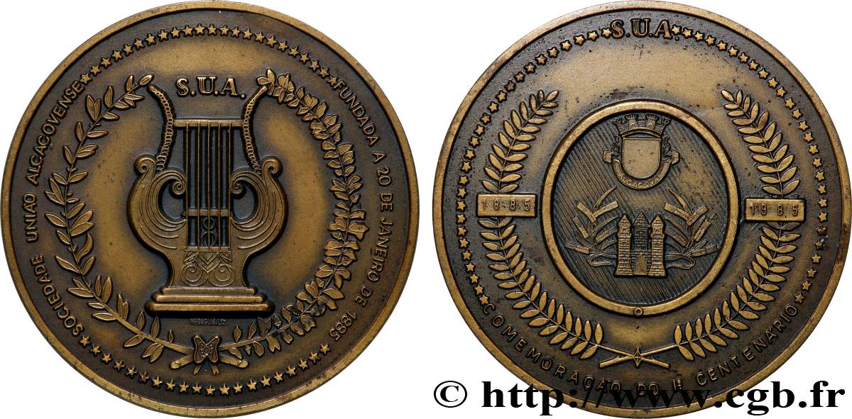 PORTUGAL Médaille, Société d’union Alcaçovense AU