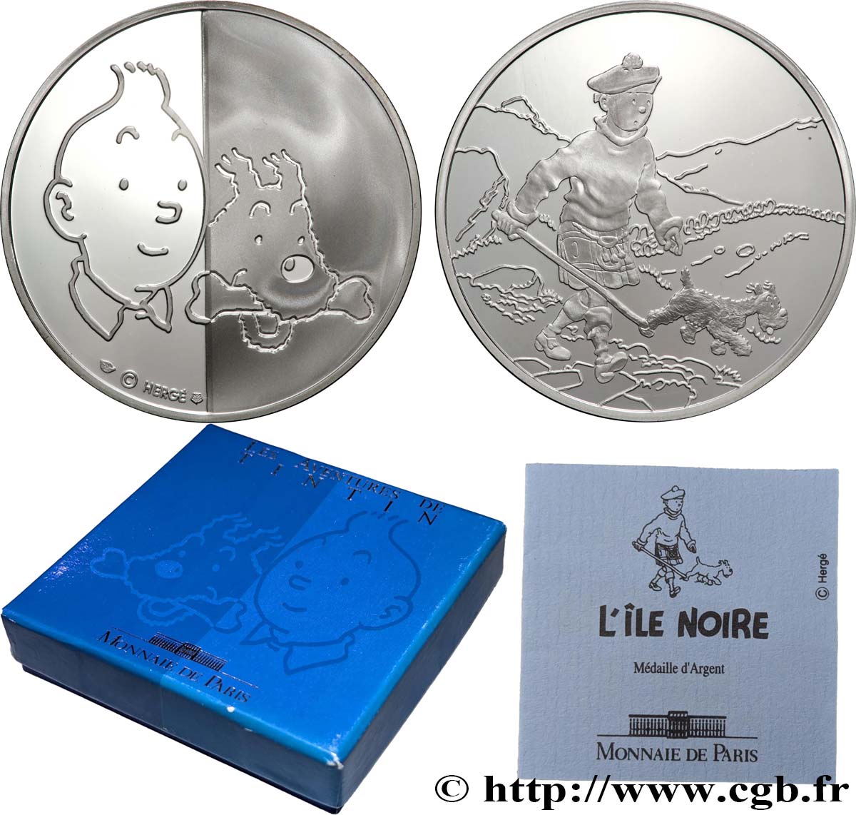 V REPUBLIC Médaille, L’île noire AU