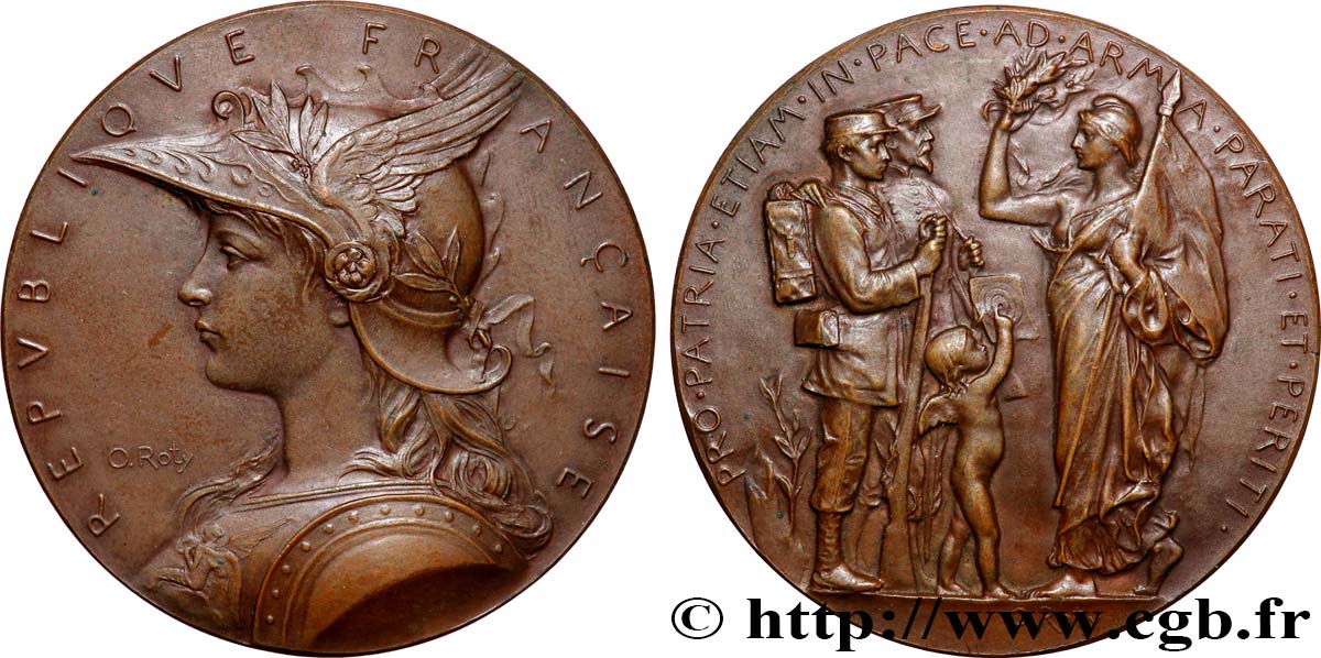 DRITTE FRANZOSISCHE REPUBLIK Médaille, Association patriotique fVZ