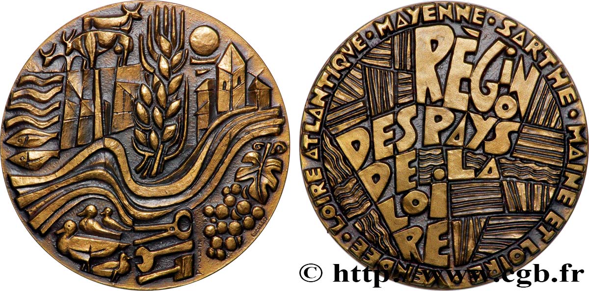V REPUBLIC Médaille, Région Pays de Loire AU