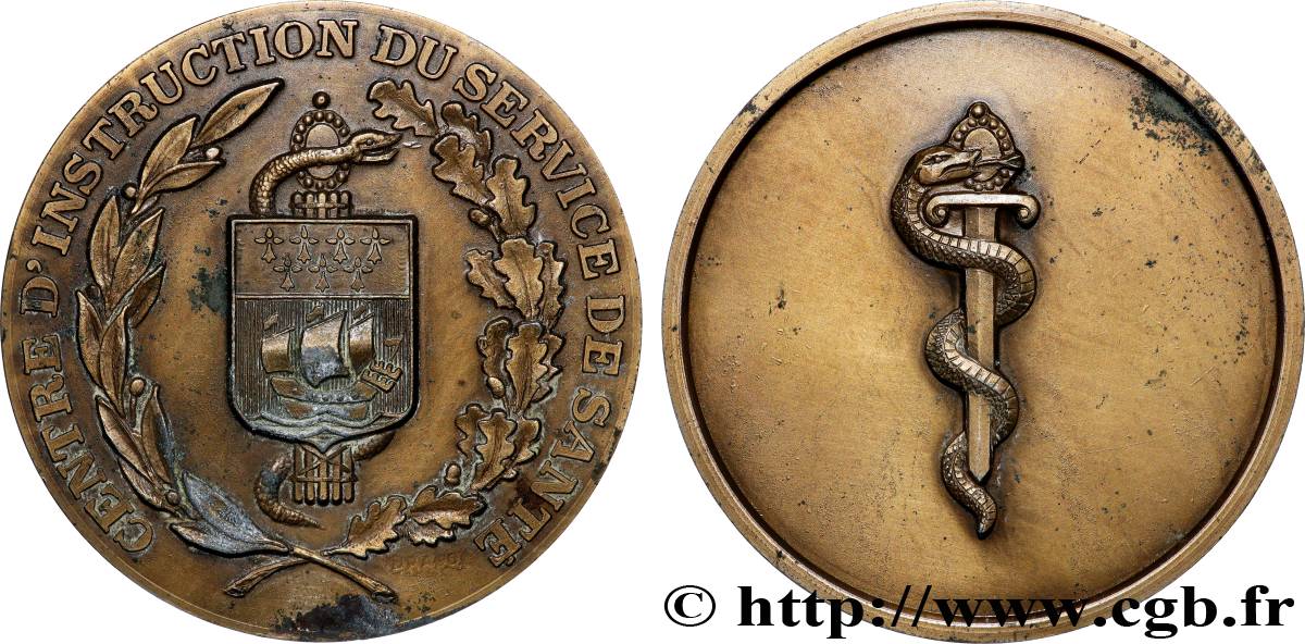 V REPUBLIC Médaille, Centre d’instruction du service de santé XF