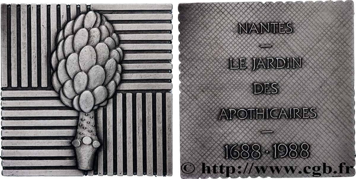 V REPUBLIC Plaquette, Le jardin des apothicaires XF