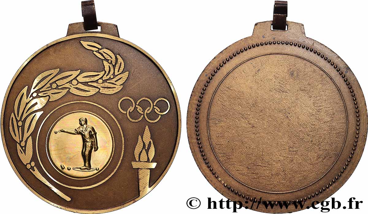 CINQUIÈME RÉPUBLIQUE Médaille, Pétanque TTB+