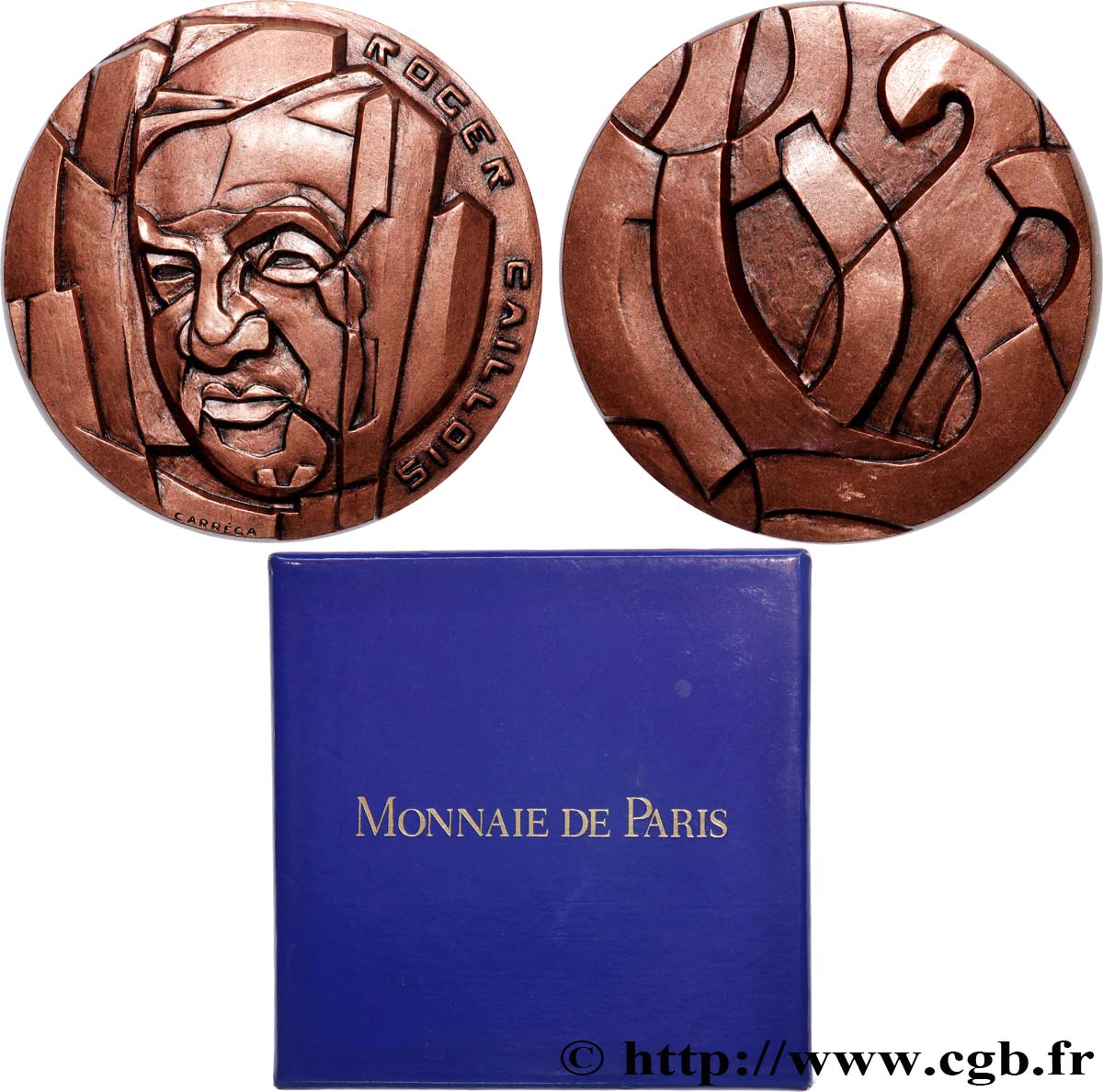LITERATURE : WRITERS - POETS Médaille, Roger Caillois, n°31 AU