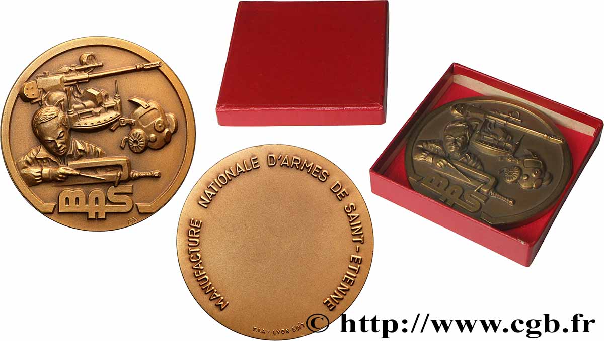 CINQUIÈME RÉPUBLIQUE Médaille, Manufacture nationale d’armes de Saint-Étienne TTB+