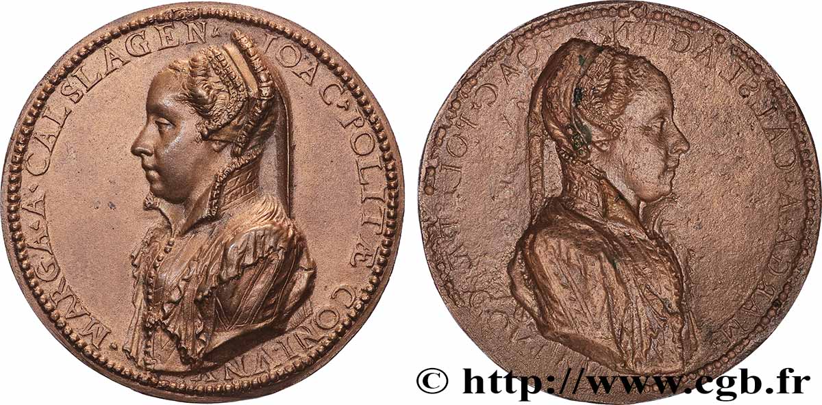 ITALIE Fonte, Margaretha Coppier (von Kalslagen) TTB+