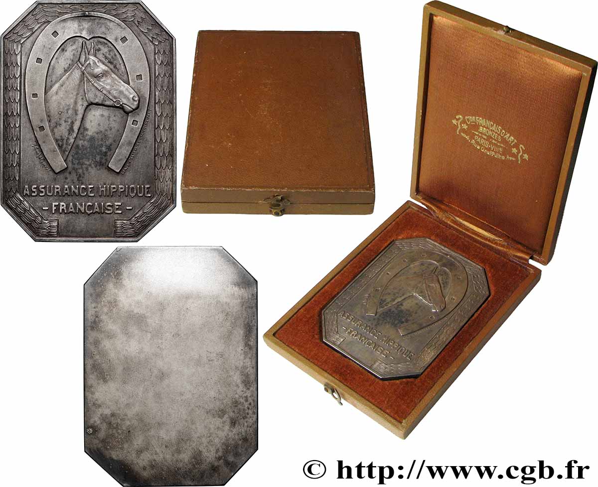 ASSURANCES Plaquette, Assurance hippique française TTB