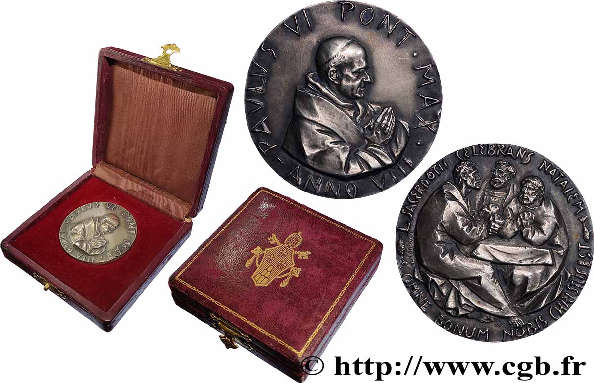 VATIKANSTAAT UND KIRCHENSTAAT Médaille annuelle, Paul VI VZ